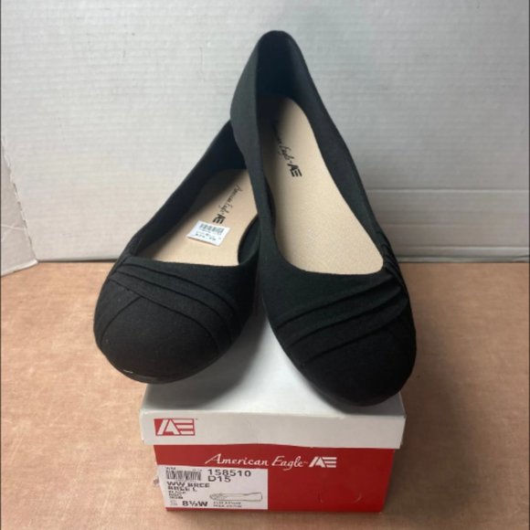 American Eagle By Payless Shoes - American Eagle Bree Flats Black NIB Women’s 8.5